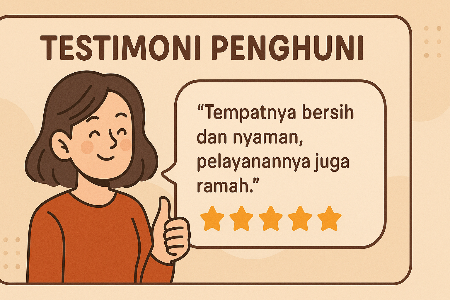 Testimoni Penghuni