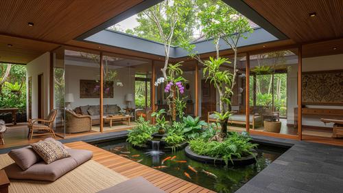 Hunian Konsep Atrium