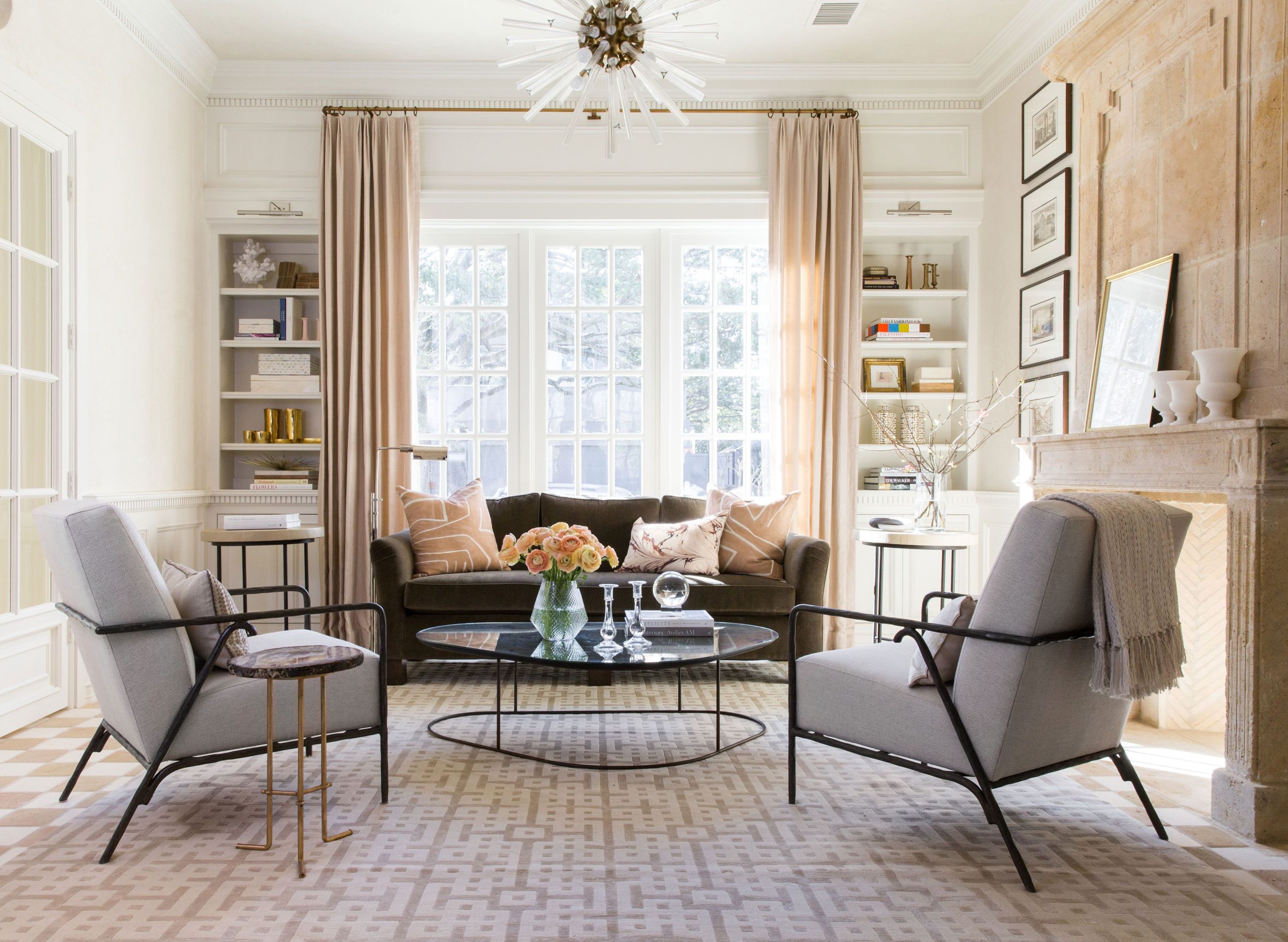 Transitional Living Room