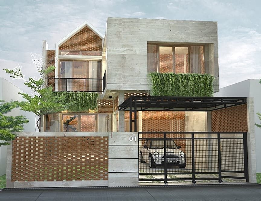 Rumah Industrial Modern
