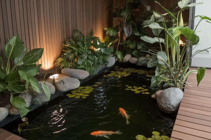 Kolam Minimalis Tropis