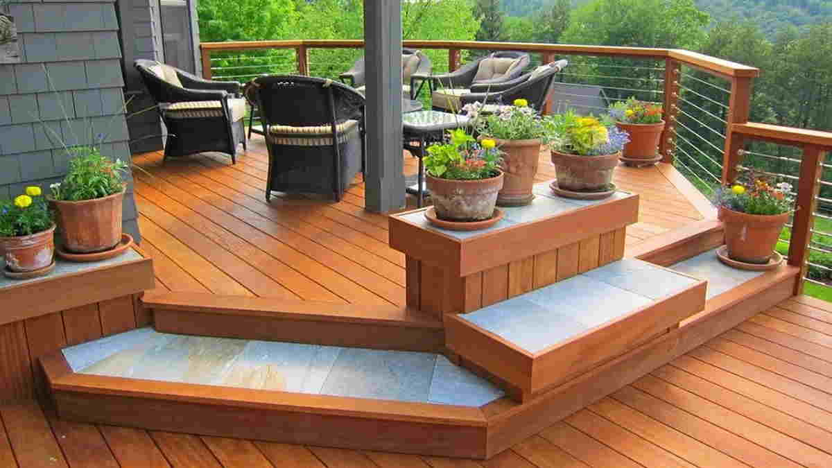 Teras Kayu Minimalis