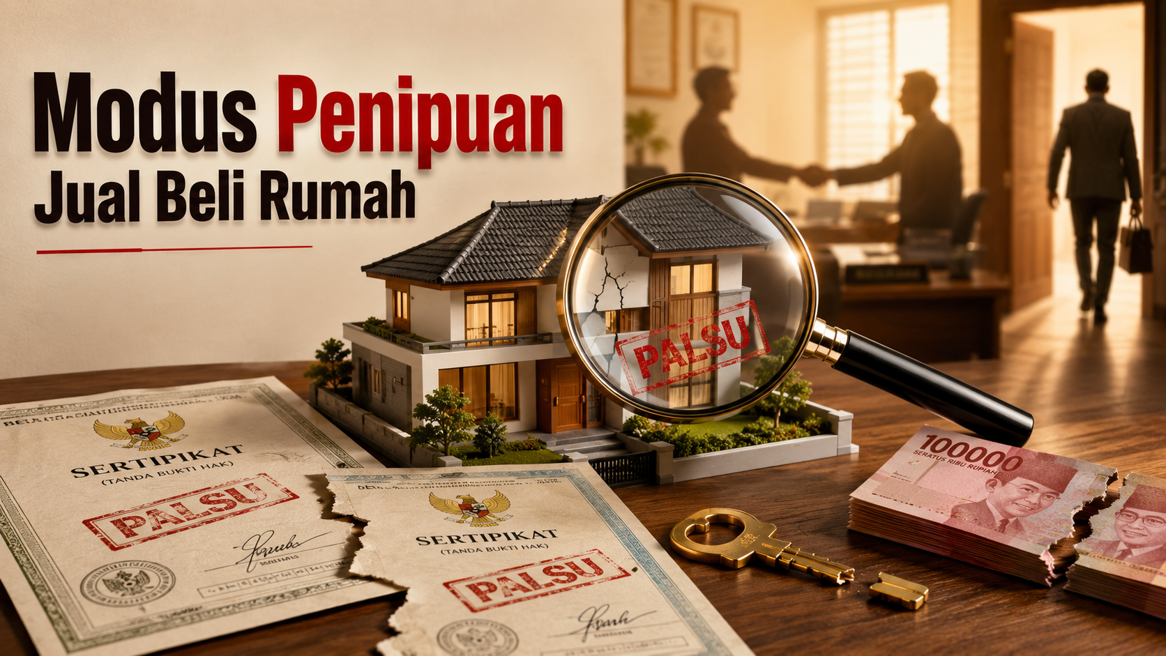 Modus Penipuan Jual Beli Rumah
