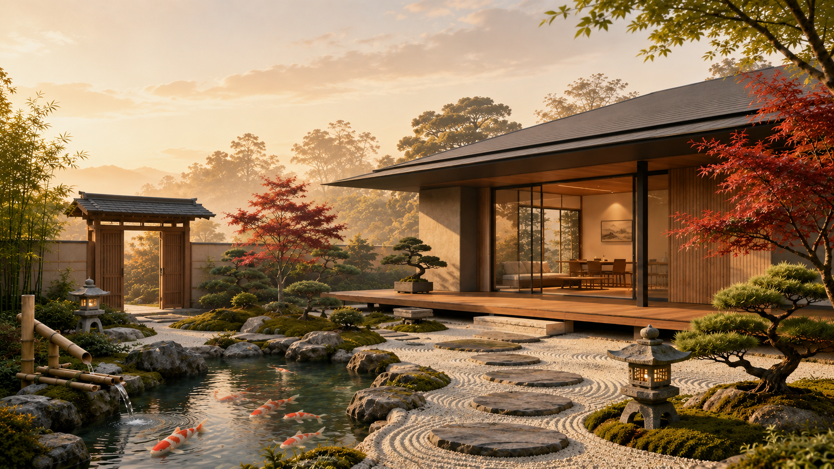 Taman Jepang Rumah Minimalis