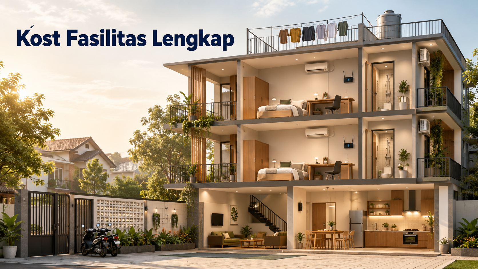 Kost Fasilitas Lengkap