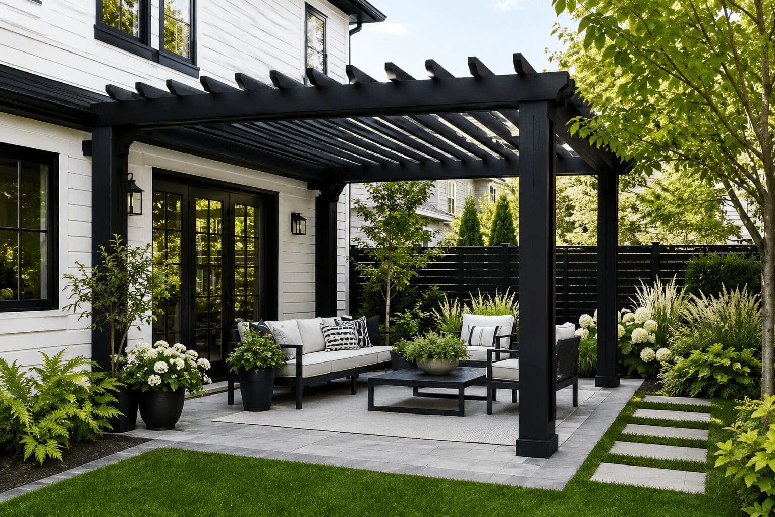 Pergola Taman Rumah