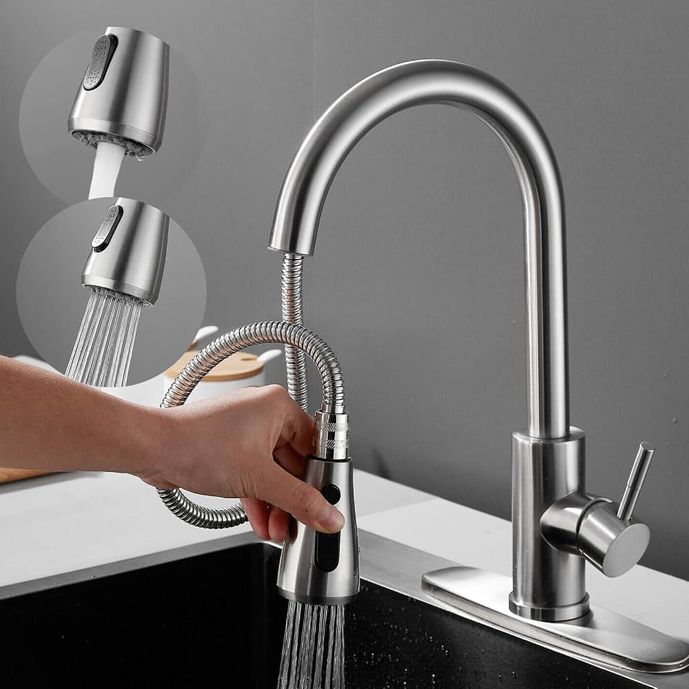 Pull Down Kitchen Faucet