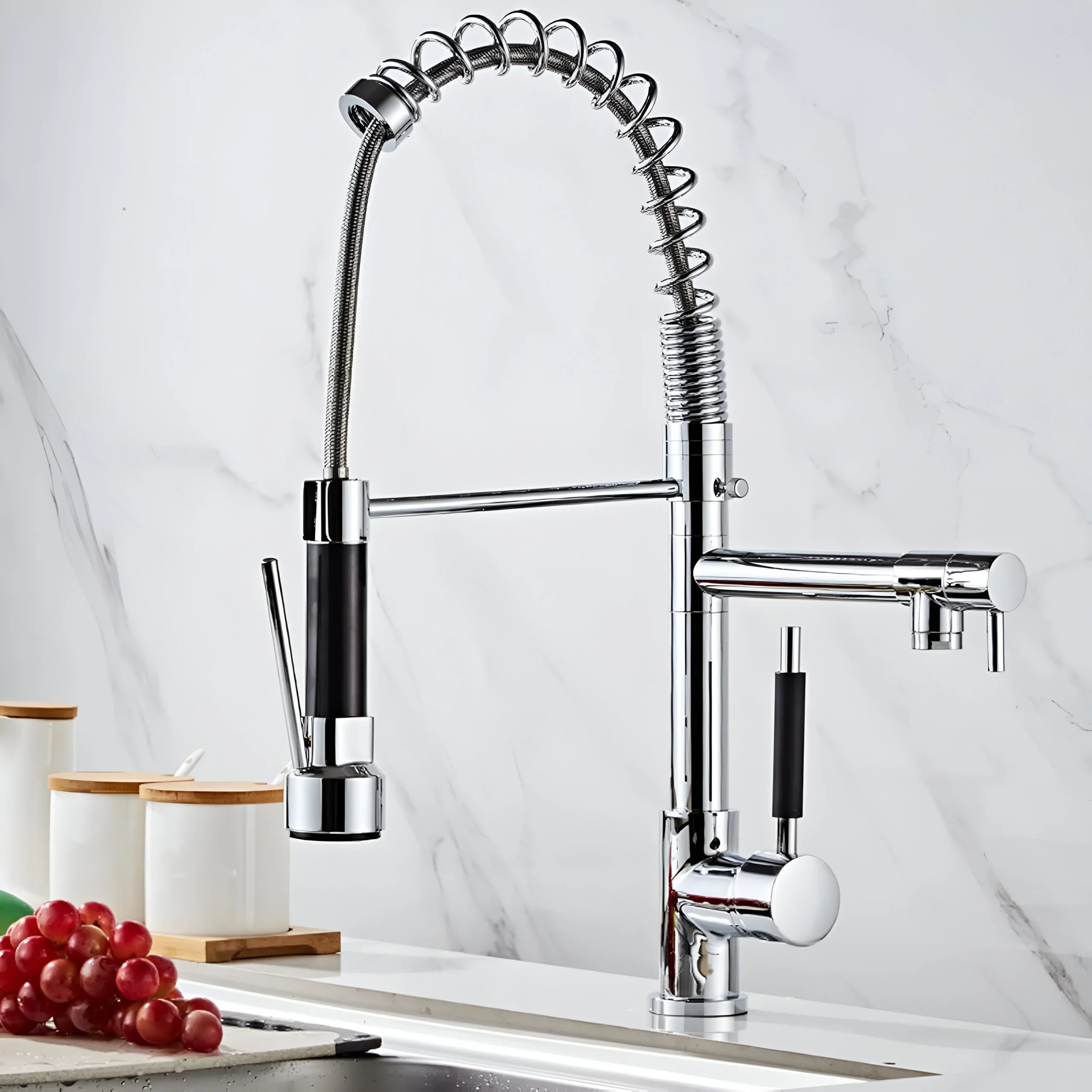 Pull Down Kitchen Faucet