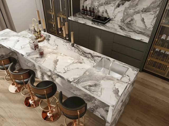 Meja Dapur Marmer